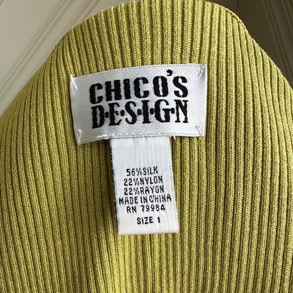 Vintage Sleeveless Ribbed Tank Size Large Silk - Picture 9 of 12